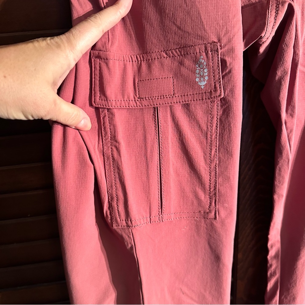 Free People Movement Cascade Flares Cargo Boot Cut Flared Hiking Pants - Picture 5 of 11
